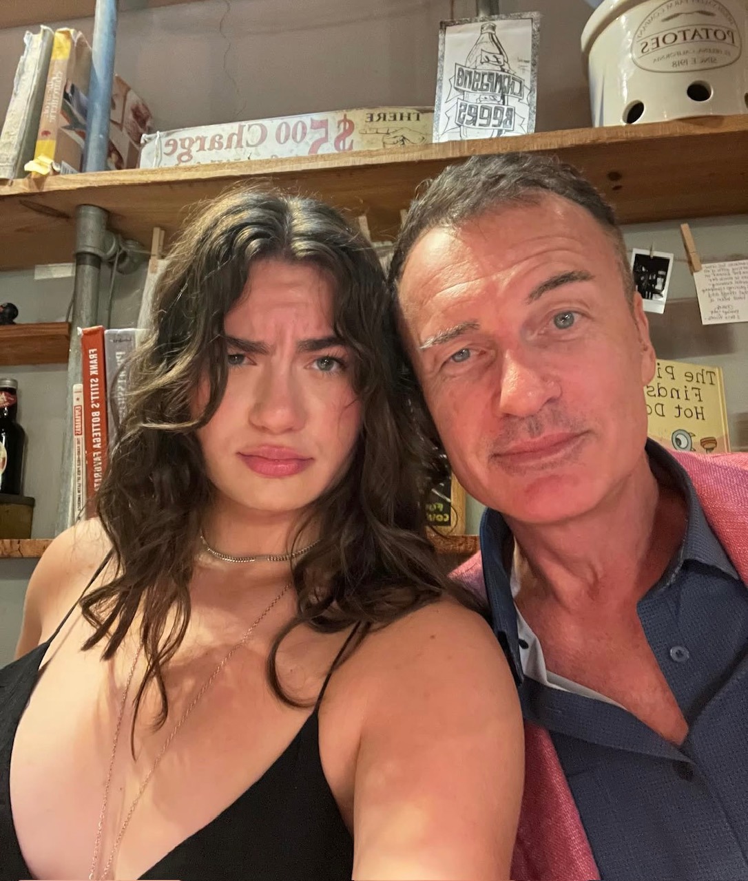 Madison McMahon and dad Julian McMahon