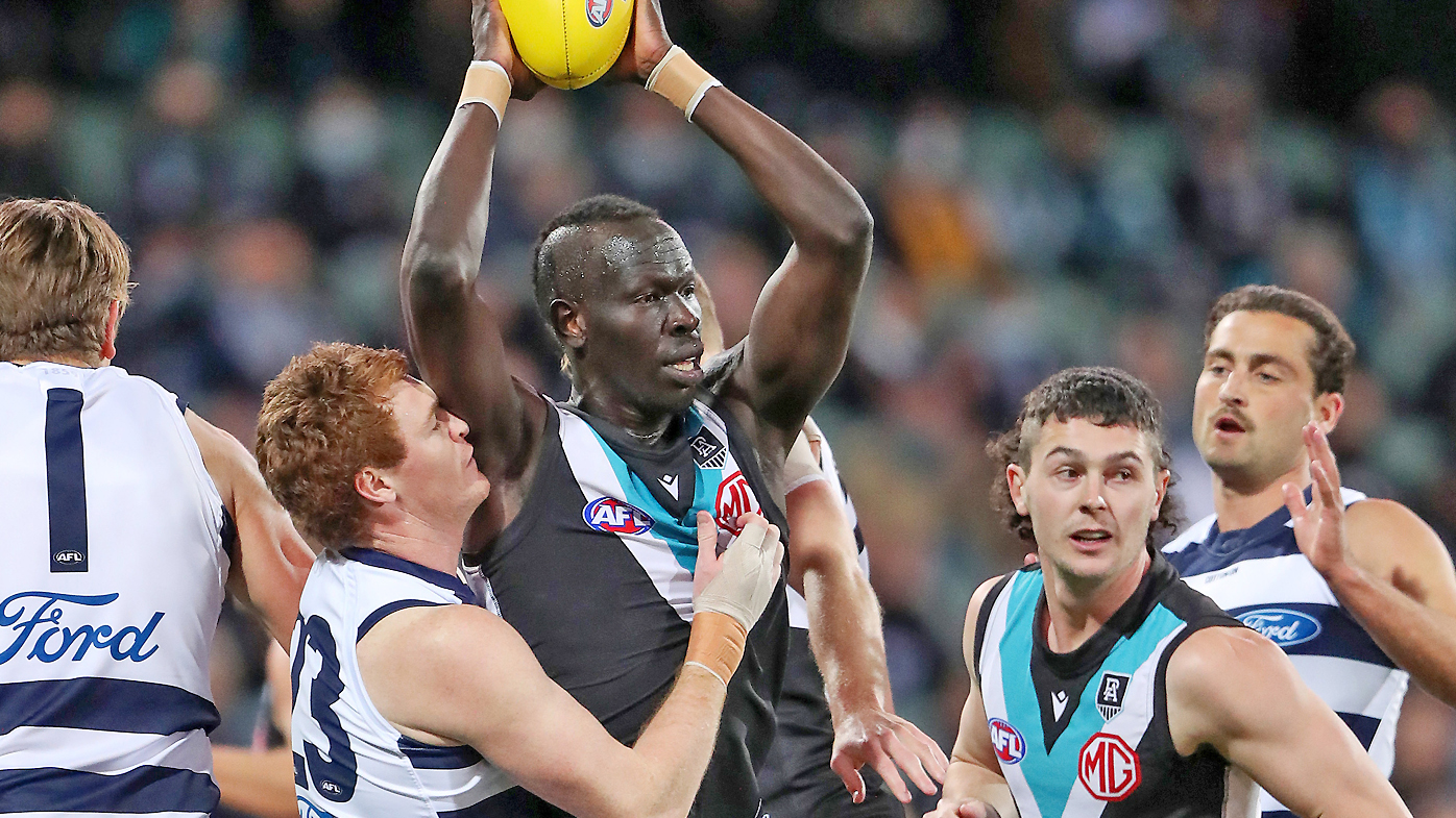 Port Adelaide's Aliir Aliir
