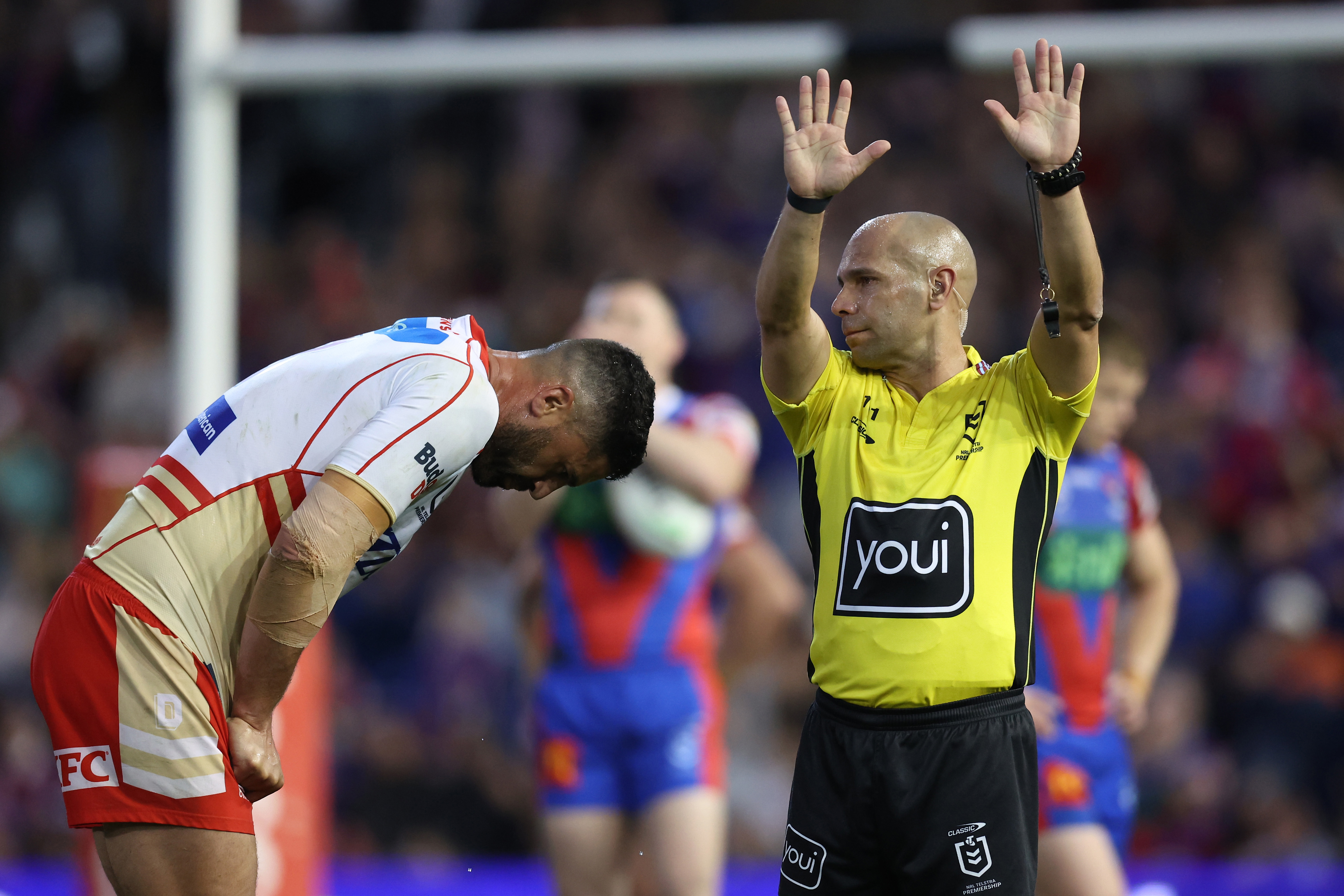 Gus walks off as referee 'problem for the NRL' emerges