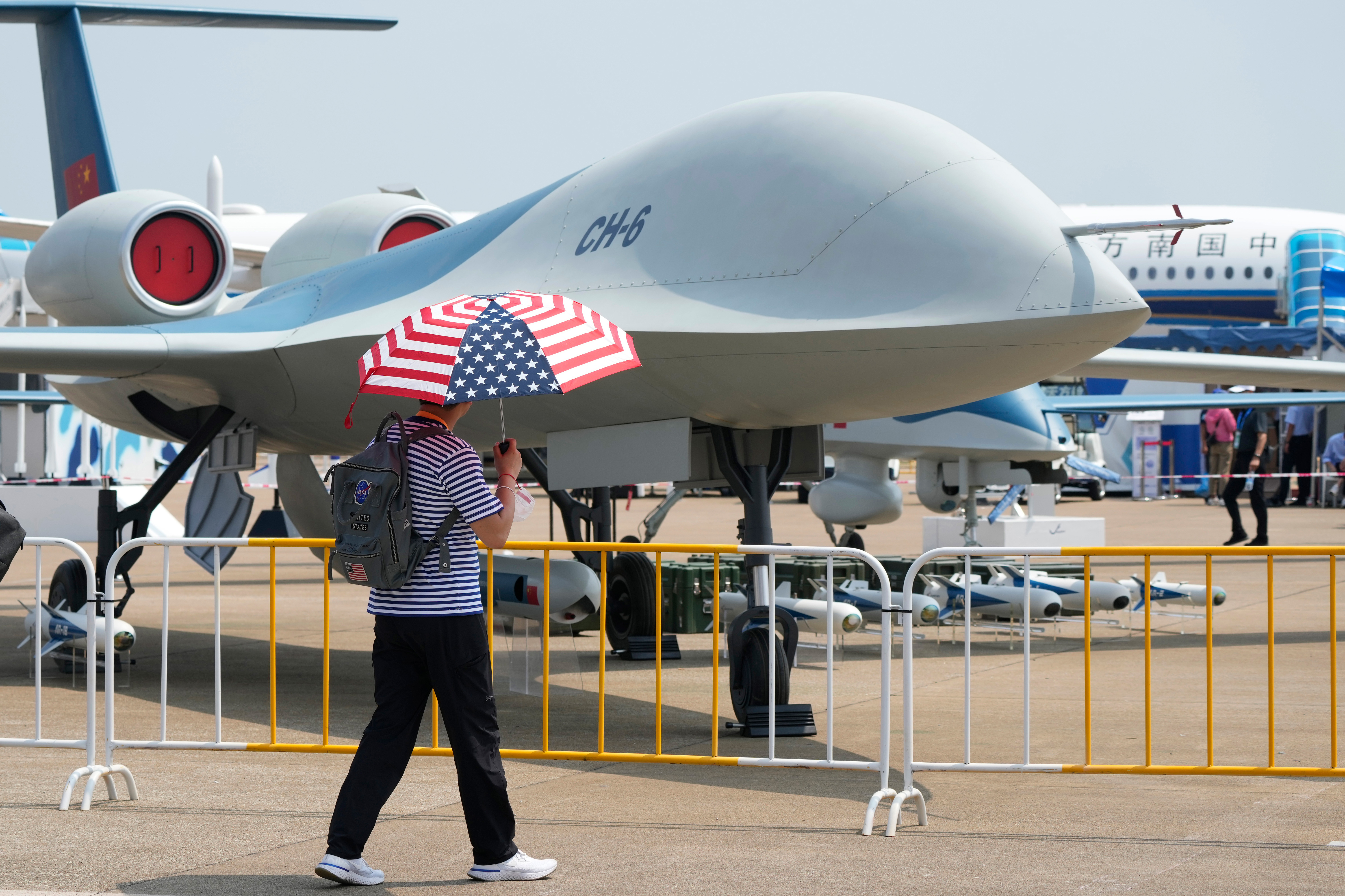 The CH-6 drone can stay aloft for up to 20 hours at altitudes as high as 15,000 metres, according to a state-owned Chinese aerospace company.
