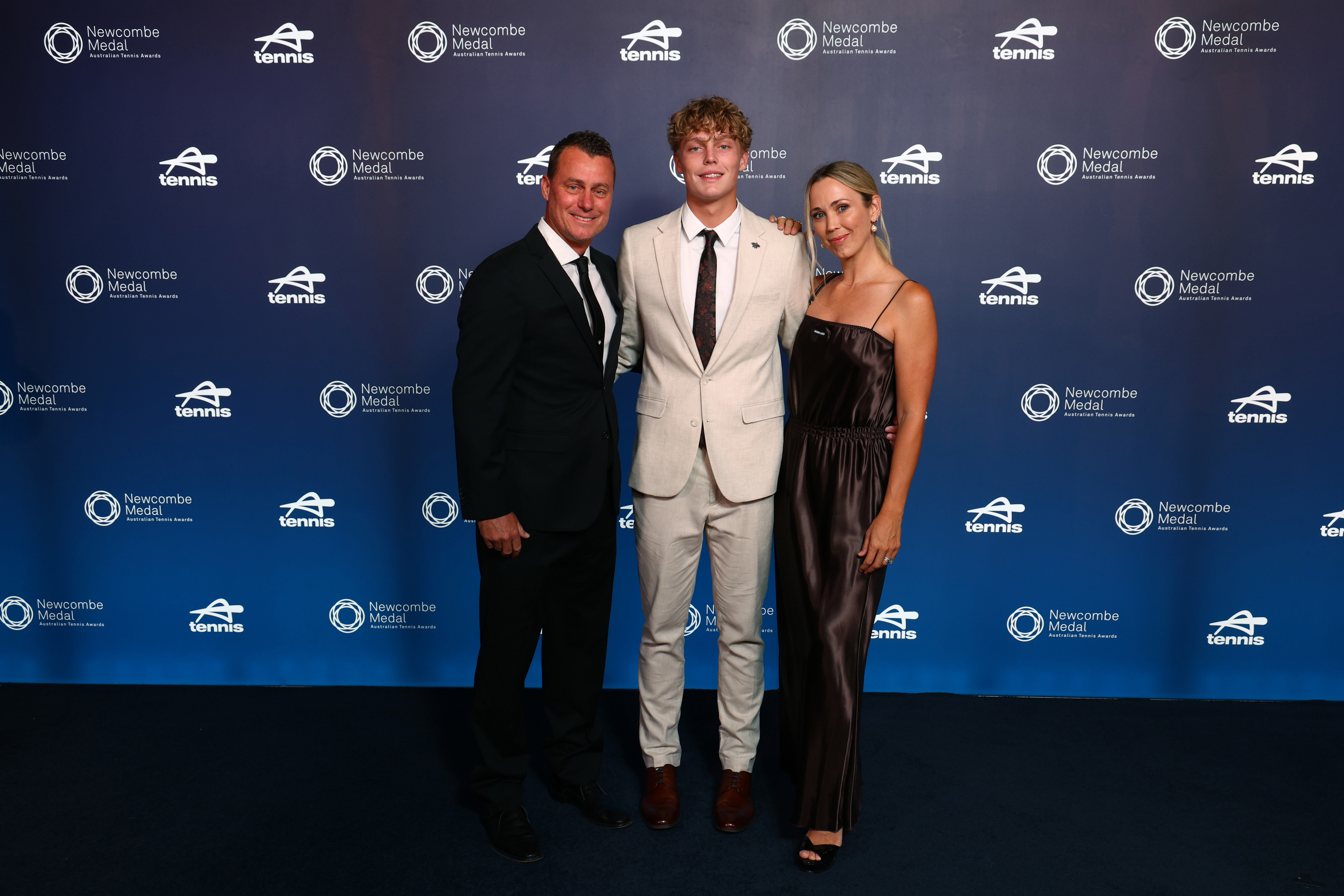 Lleyton Hewitt, Cruz Hewitt and Bec Hewitt