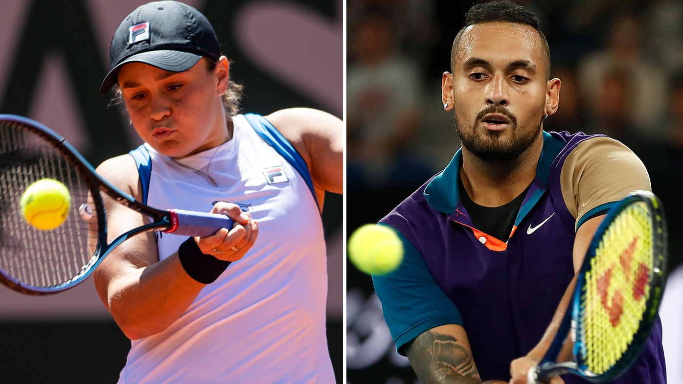 Ash Barty, Nick Kyrgios