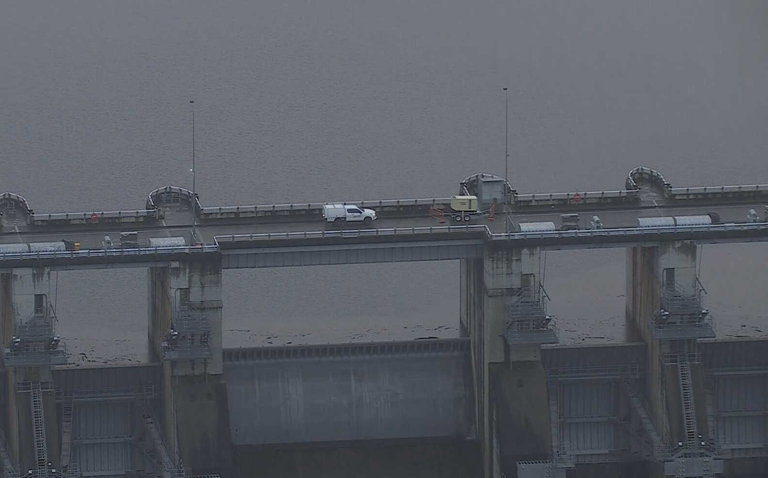 W﻿arragamba Dam began to spill this morning as Sydney braces for another day of heavy rain