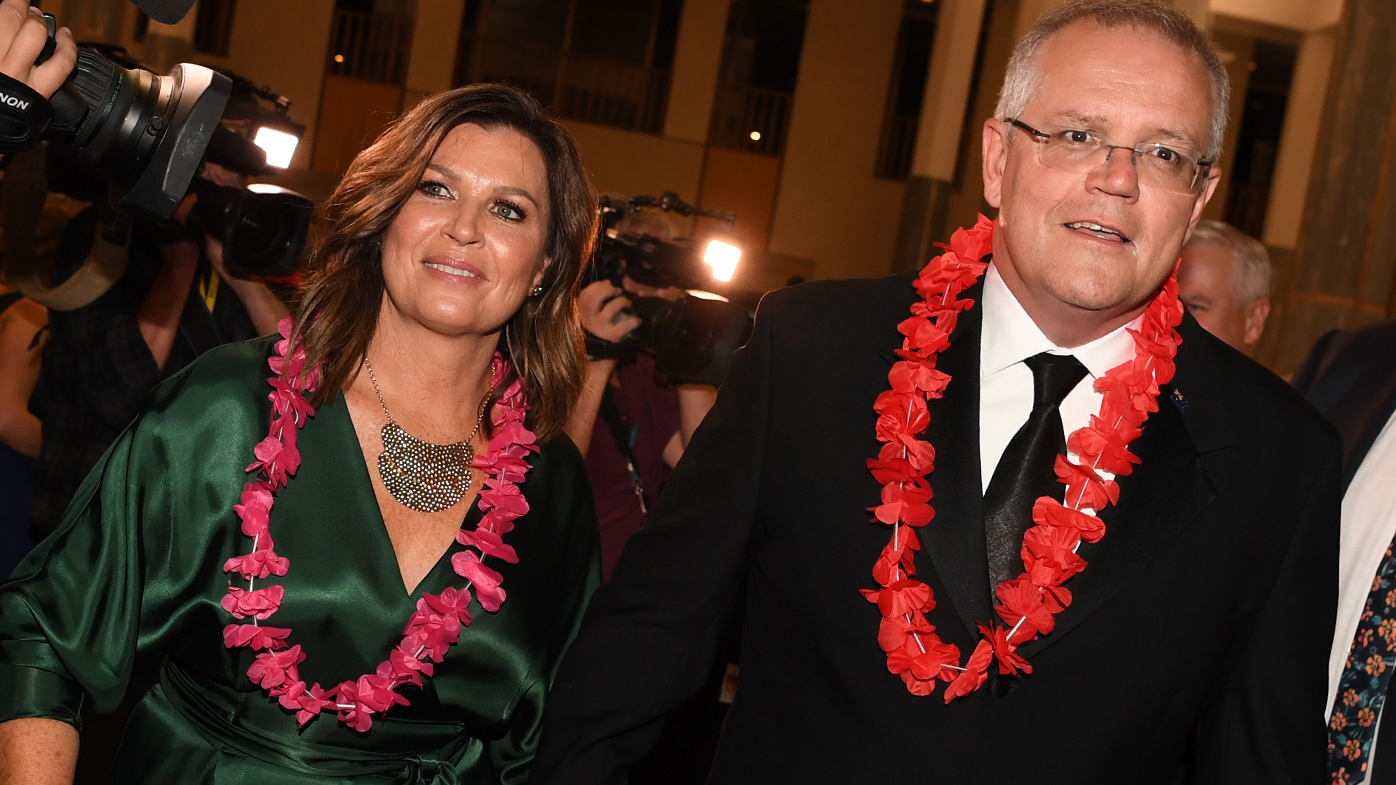 Jenny Morrison, wife to Australian Prime Minister Scott Morrison, in