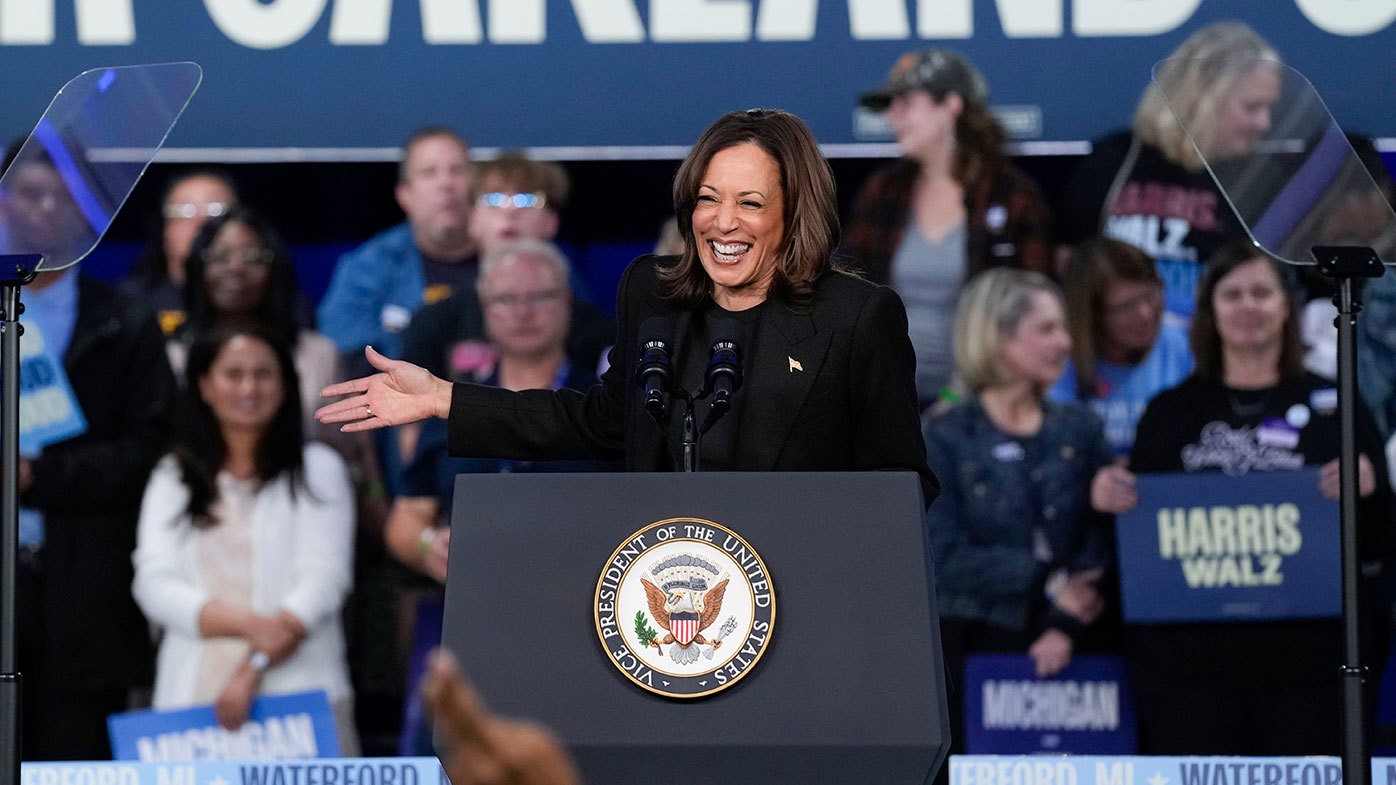 Kamala Harris dice que Donald Trump está demasiado cansado para ser presidente.