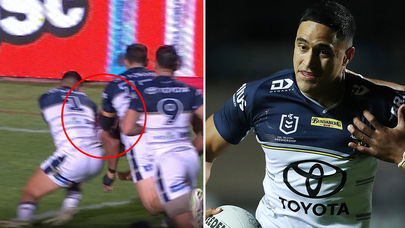 Valentine Holmes in strife for shoulder charge