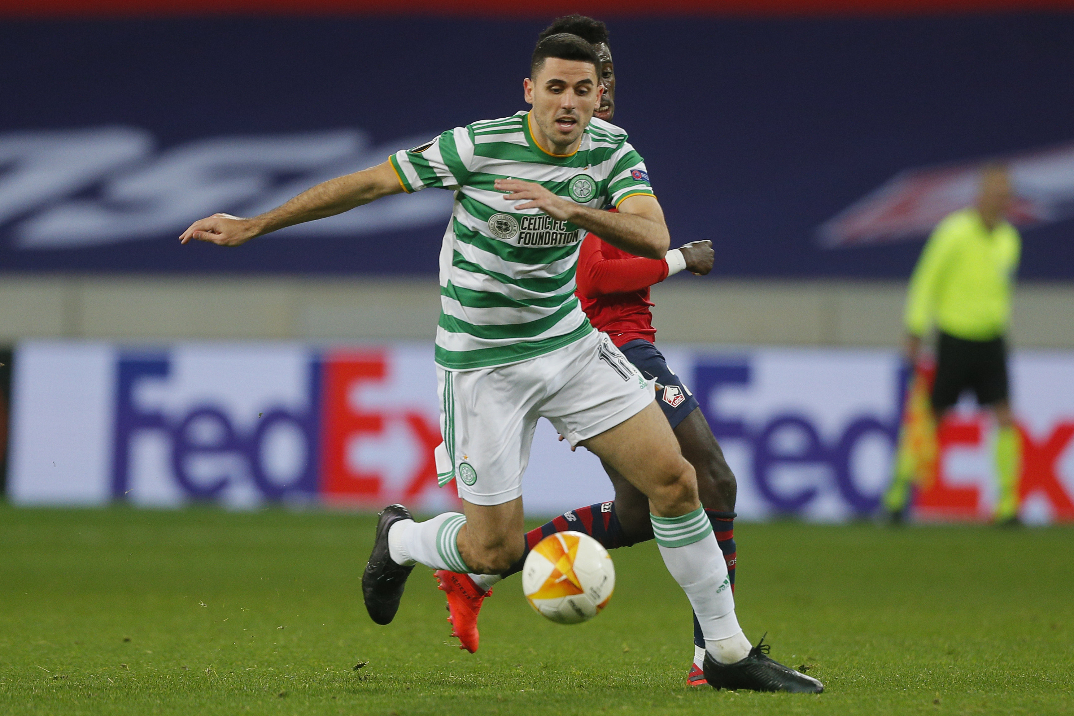 Celtic's Tom Rogic in action.