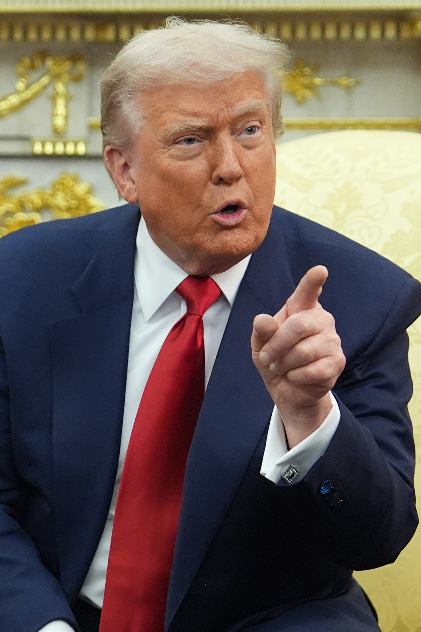 Donald Trump tells off a reporter after taking a question he didn't like.