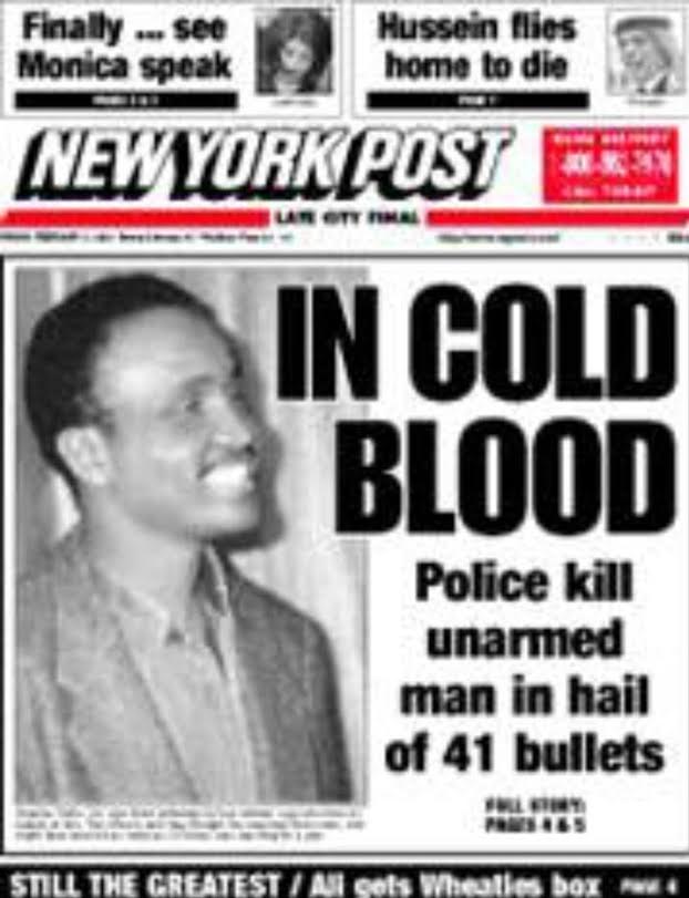 How the New York Post reported on the shooting.