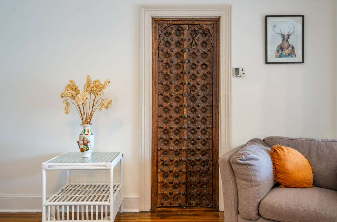 A look at Moorish design with its carved archways, tilework, geometric shapes and stucco.