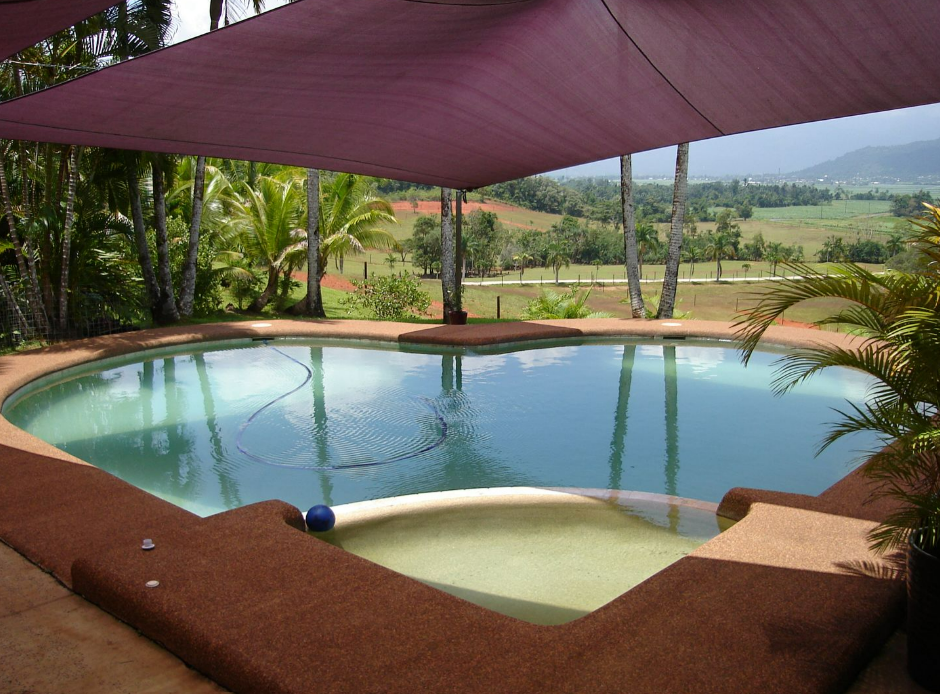 Property for sale in Cairns, Queensland, with an unusual pool.