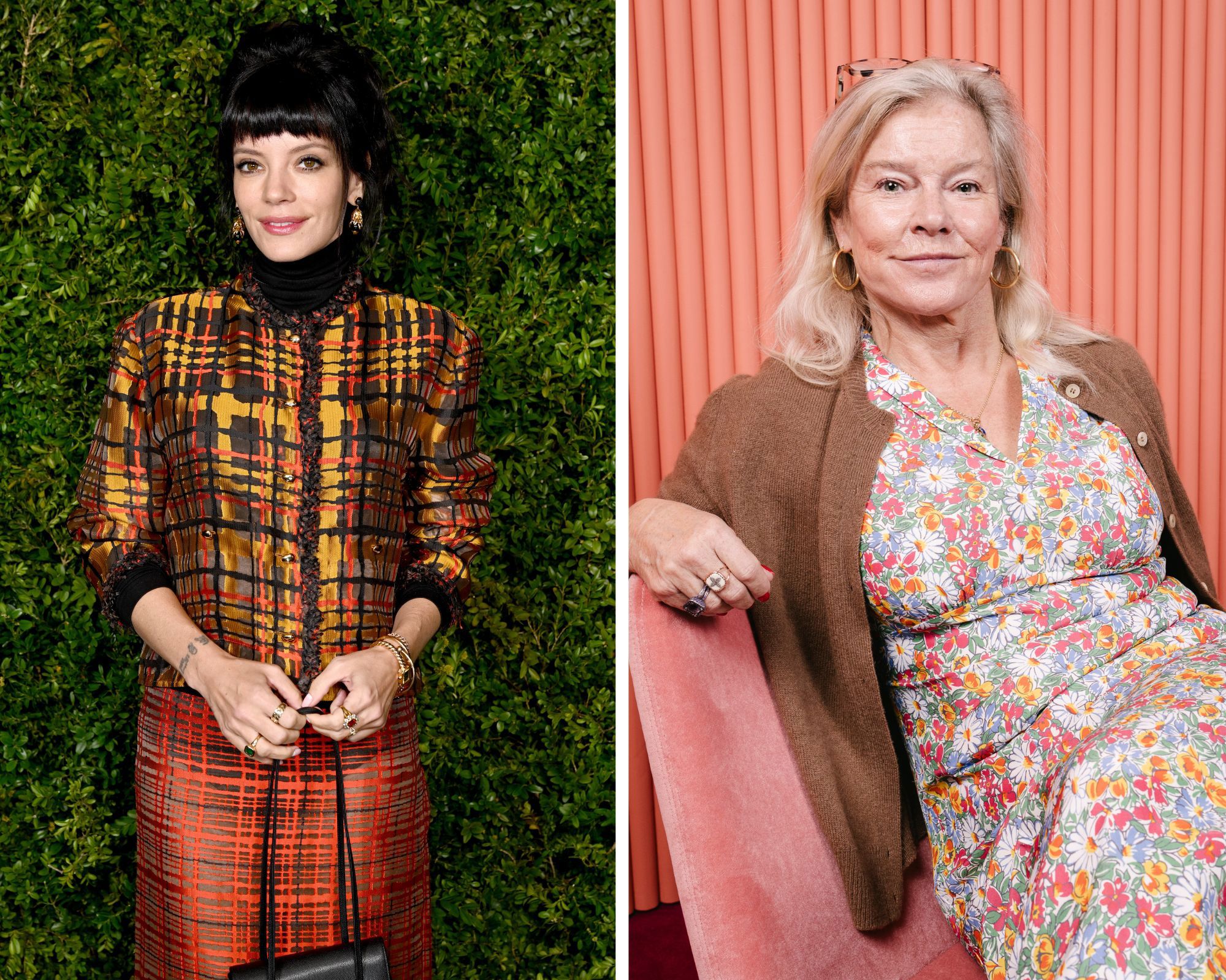 Lily Allen and mum Alison Owen