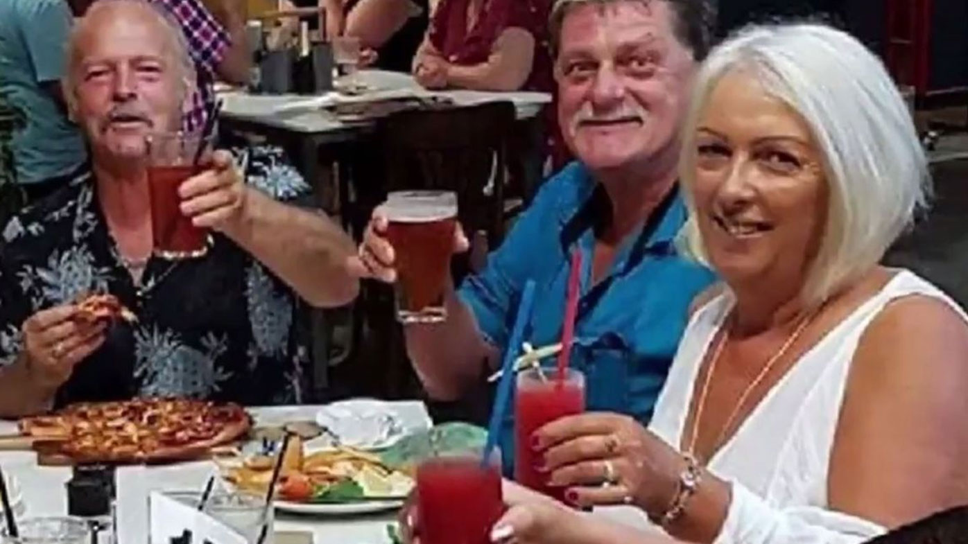 "Peter Koenig (left), Greg Roser (centre) and Bruce Saunders (not pictured) were all in love it seems at least at some stage with Sharon Graham (right)" crown prosecutor David Meredith said.