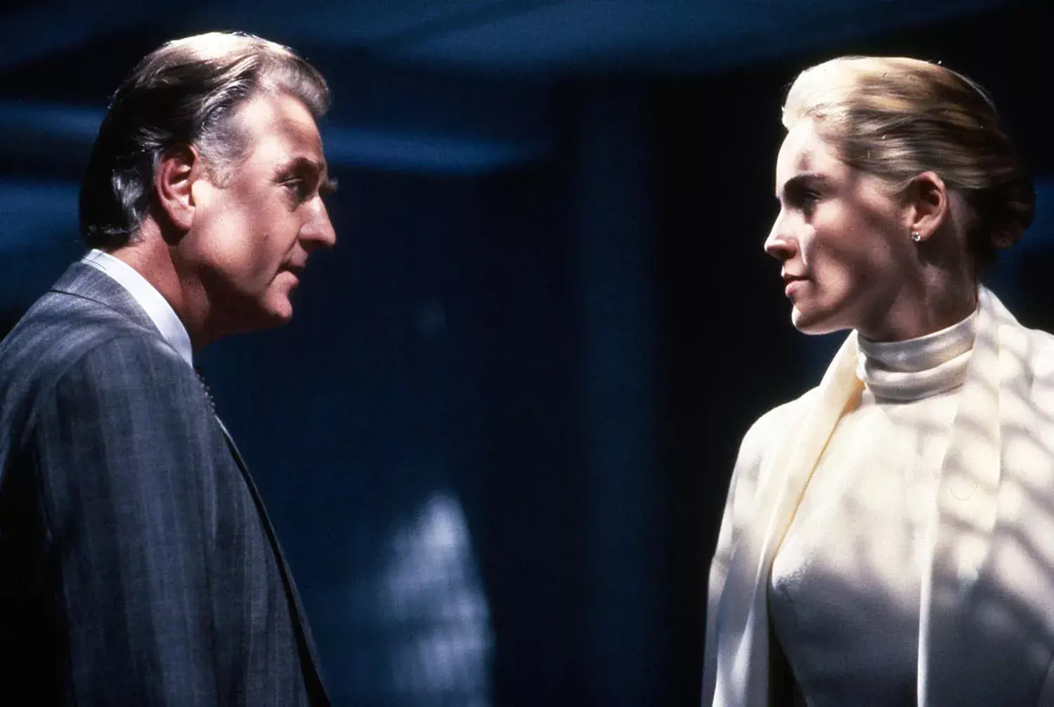 Denis Arndt and Sharon Stone in Basic Instinct