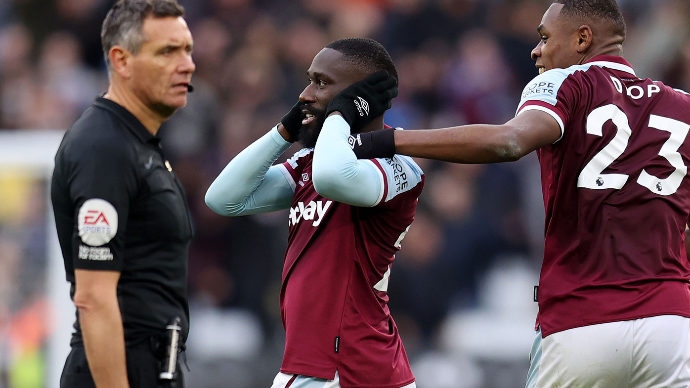 Arthur Masuaku celebrates after scoring