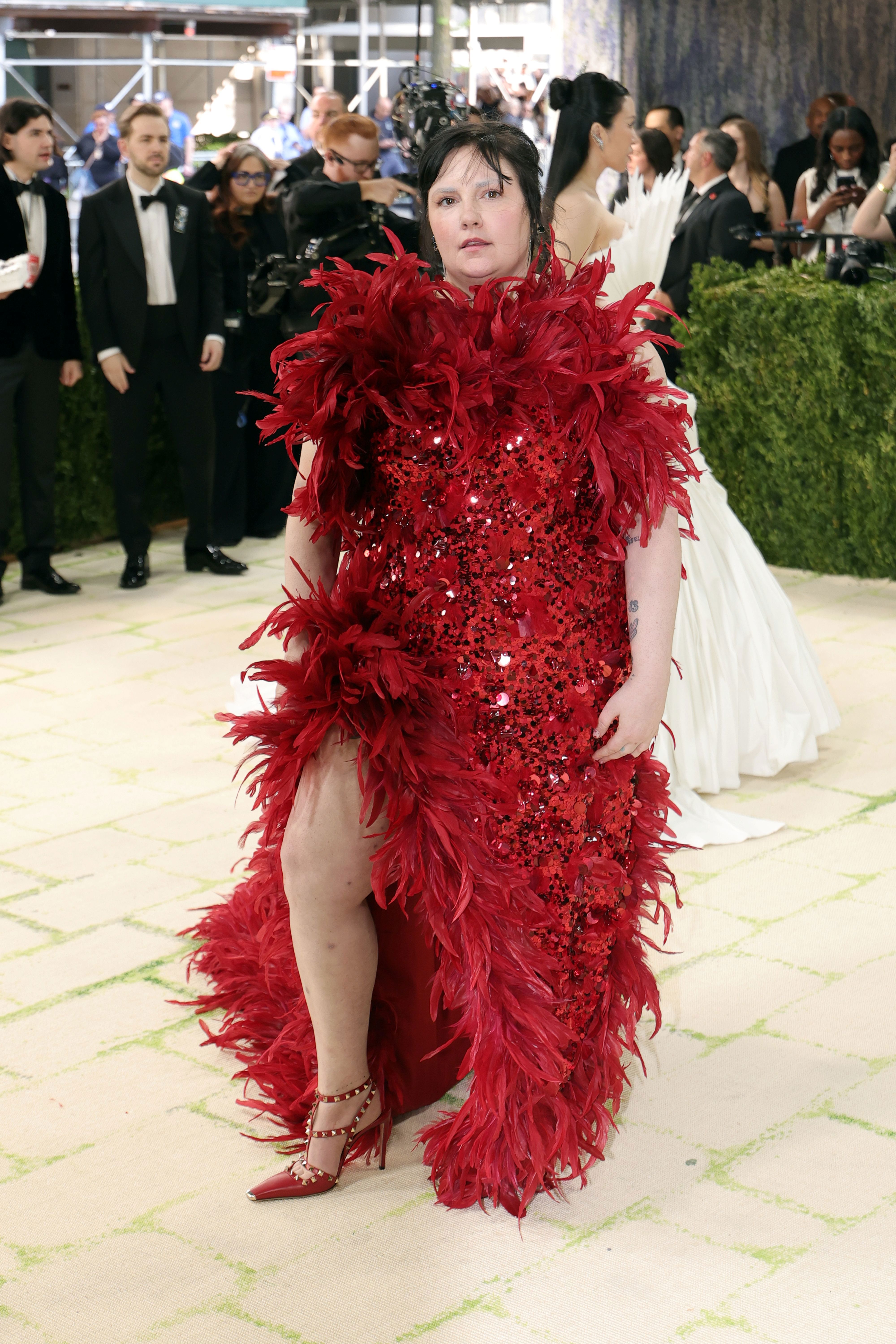 Lena Dunham at The 2026 Met Gala Celebrating "Costume Art" held at The Metropolitan Museum of Art on May 04, 2026 in New York, New York.