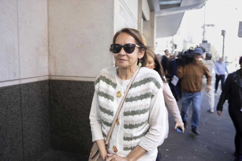Coleen Lamarre leaves court after her son, alleged double killer Beau Lamarre-Condon denied murdering Sydney couple Jesse Baird and Luke Davies in Sydney's eastern suburbs. Tuesday 26th August 2025. Photo: Sitthixay Ditthavong