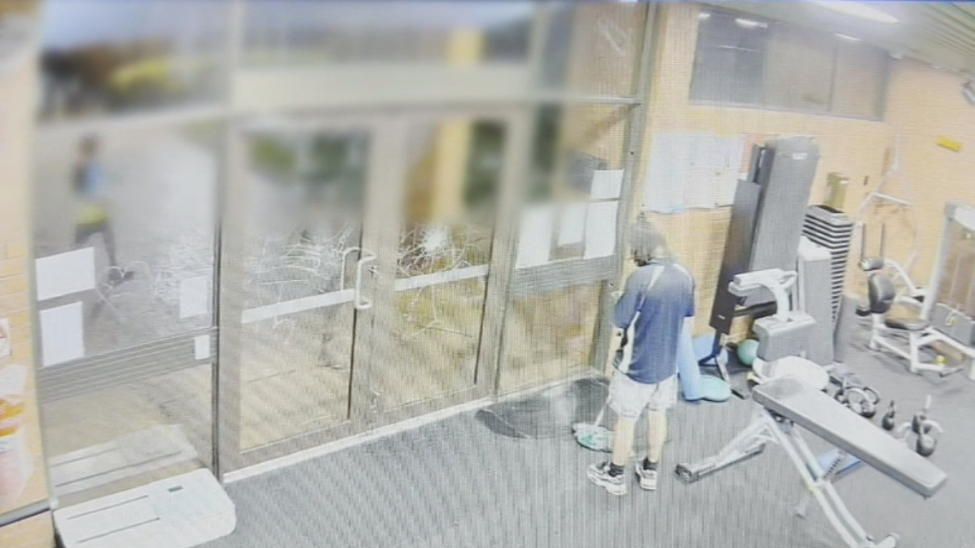 Three girls charged after rock narrowly misses cleaner at leisure centre