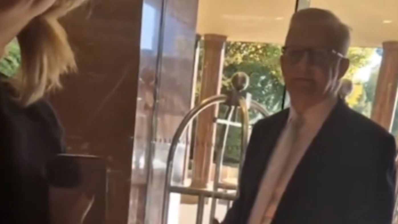 PM confronted by alt-right protesters in hotel