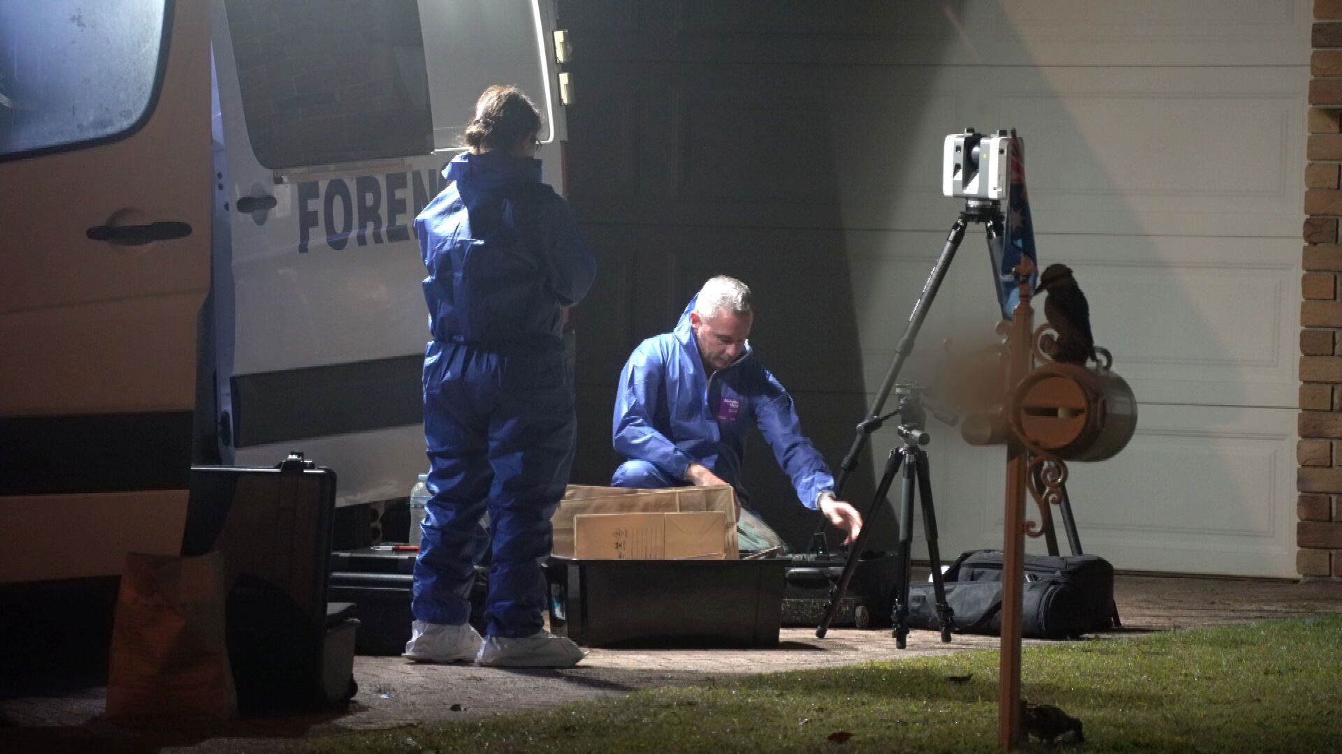 Police investigate after a man and a boy were found dead in a home in Yamba, NSW.