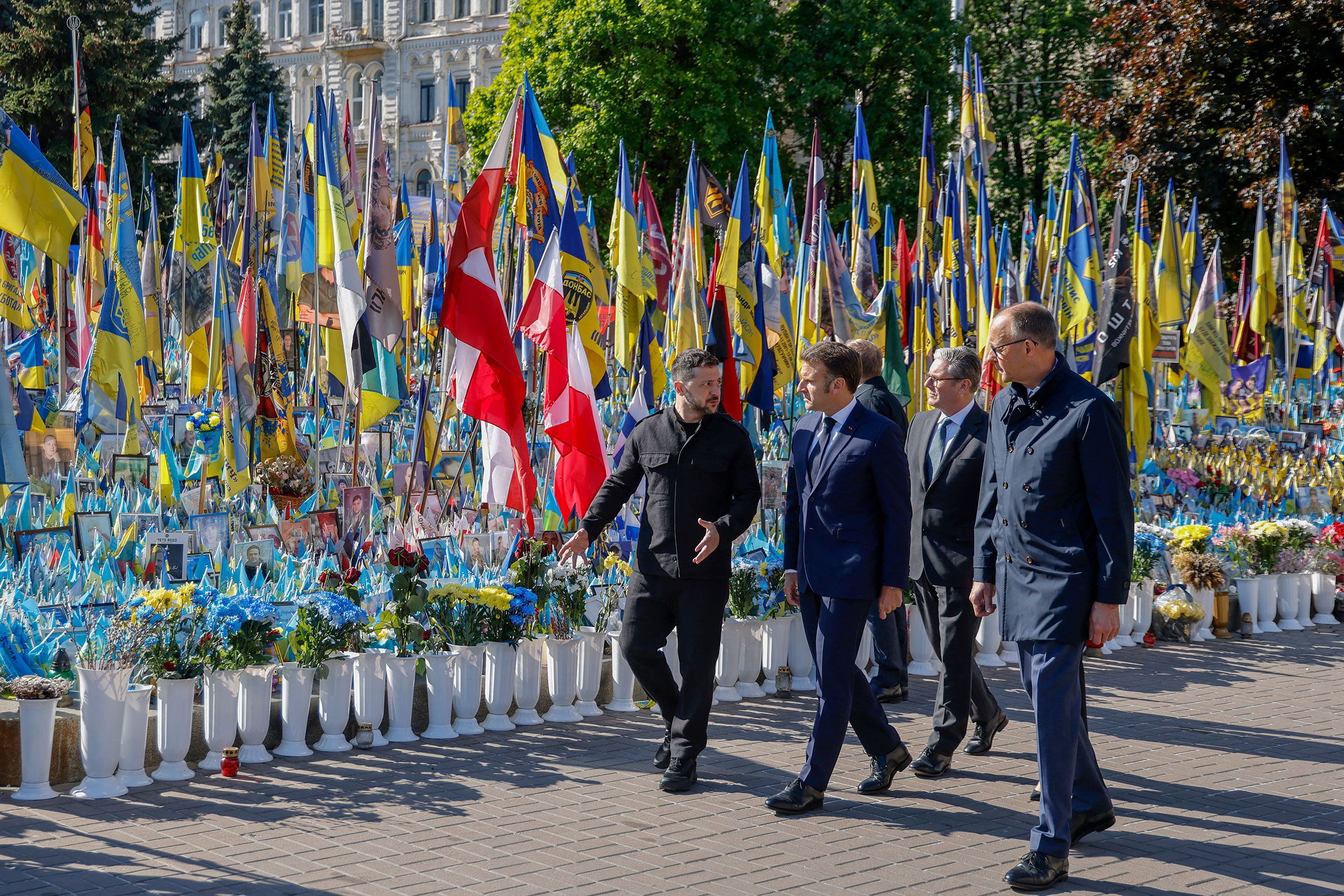 European leaders visit Kyiv