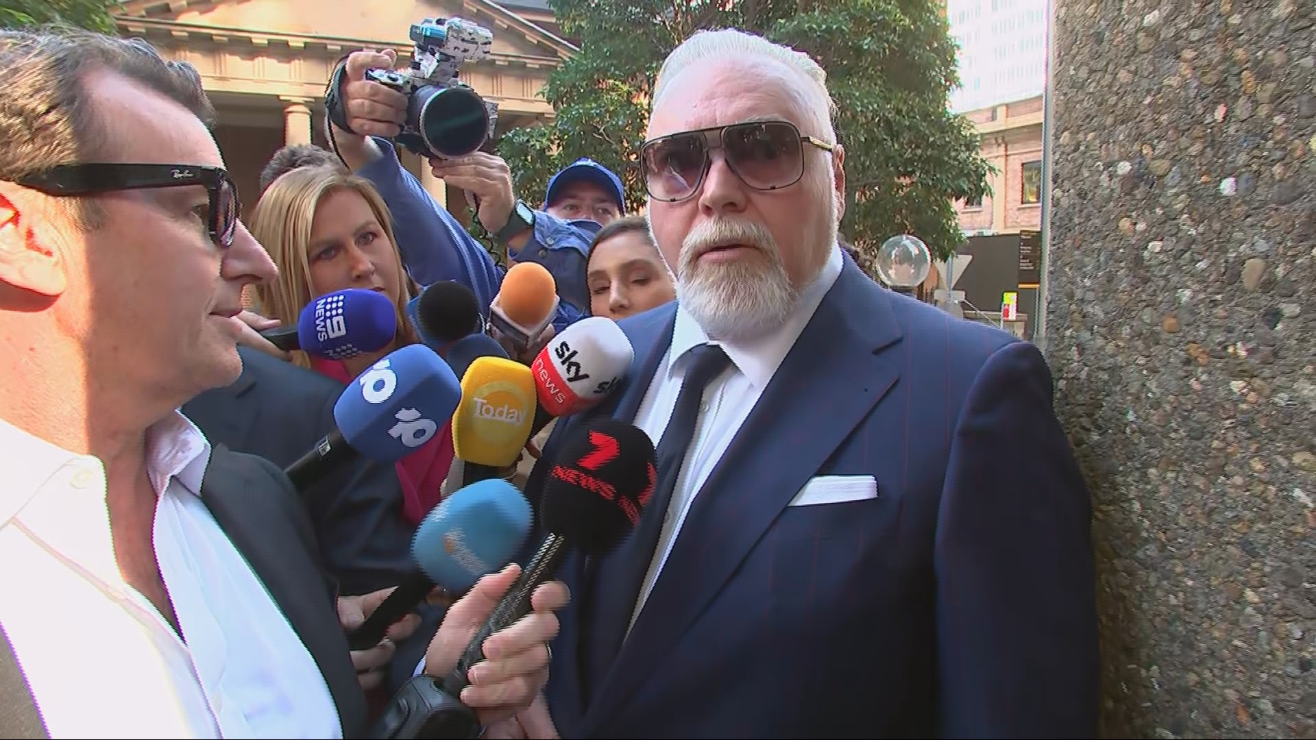 Kyle Sandilands arrives at court in Sydney over his ARN lawsuit on April 24, Friday 2026.