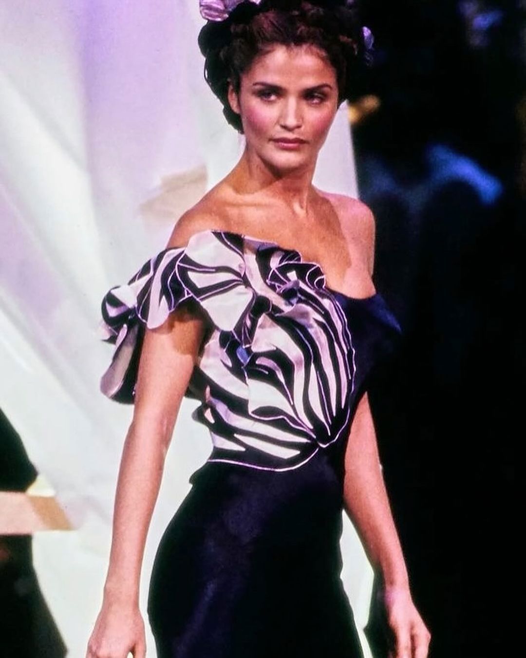 Helena Christensen 1996 runway