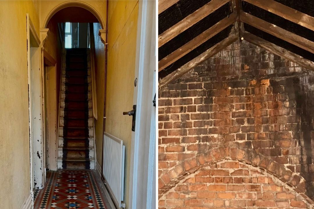 Rosie and Ben bought a new house. A mysterious object was waiting in the attic