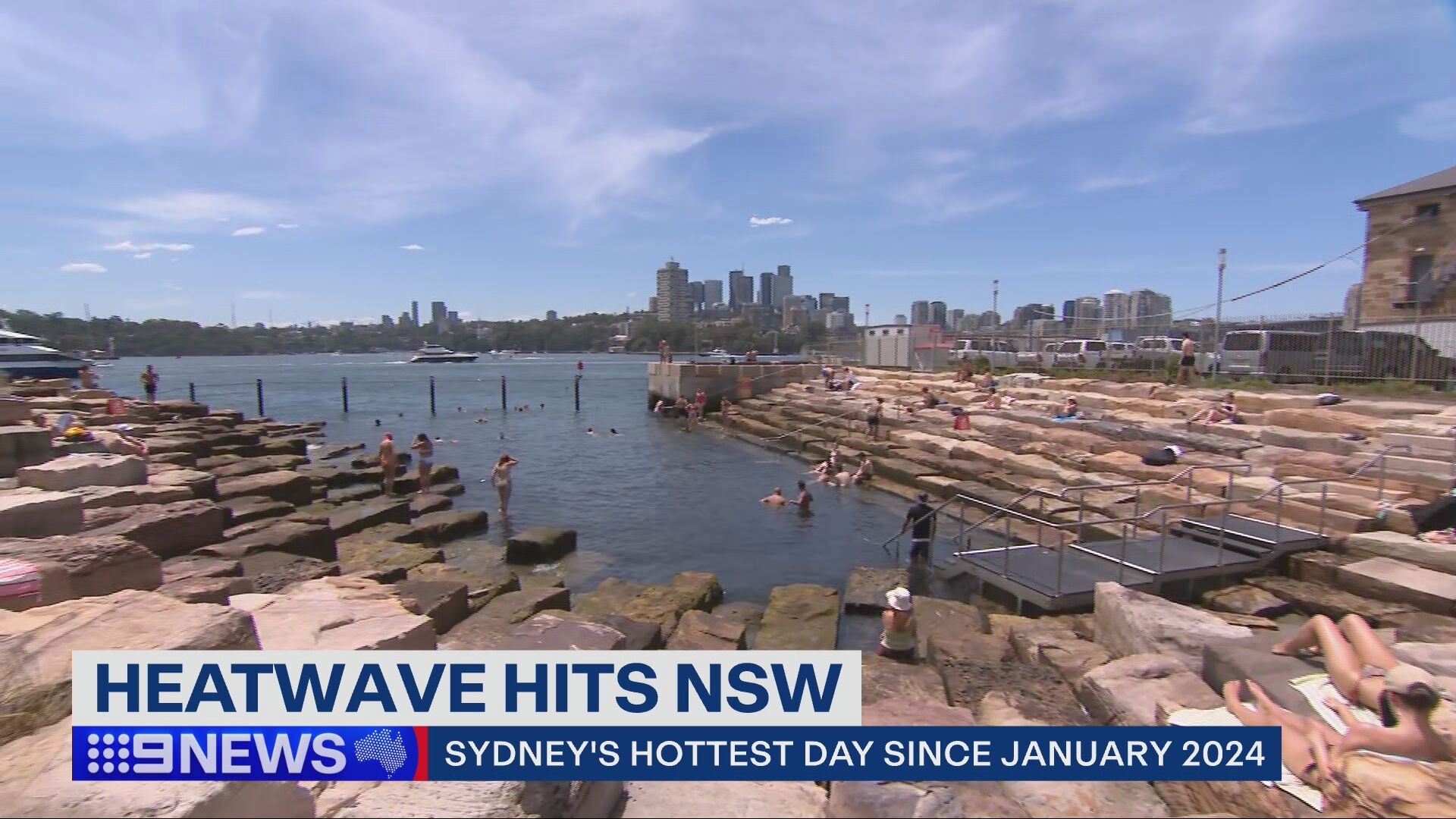 Temperatures are set to be even hotter tomorrow. 