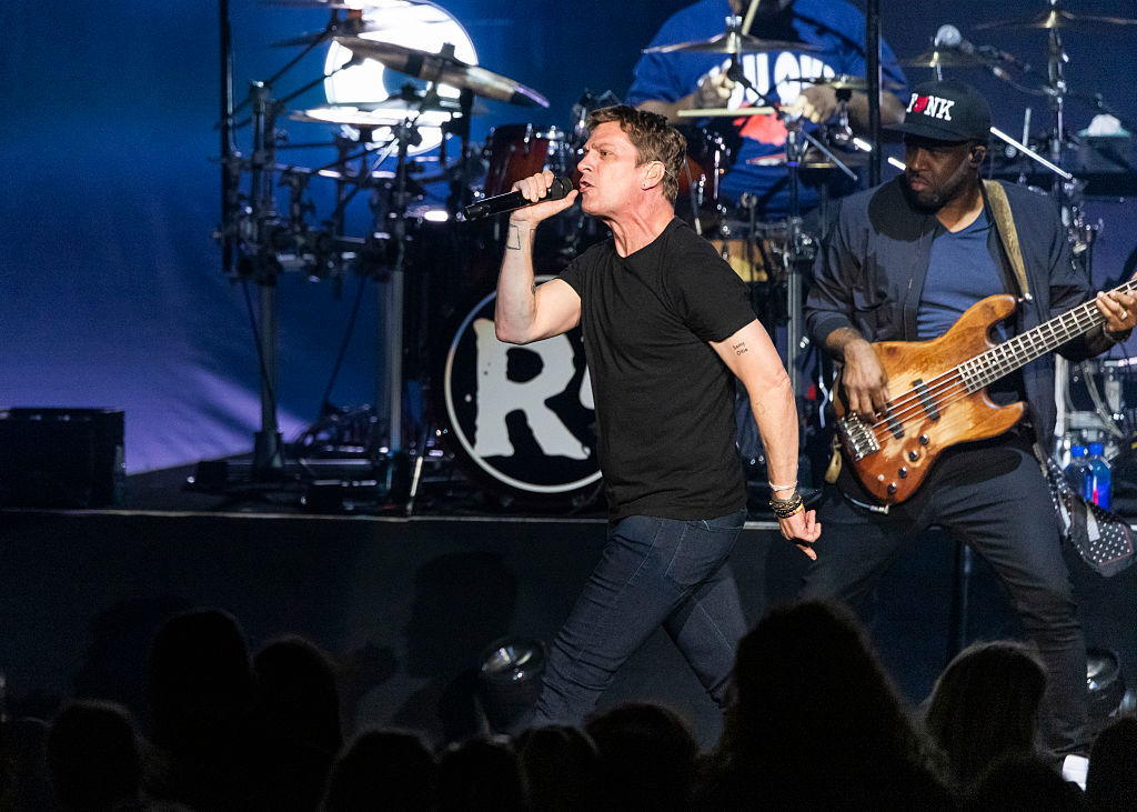 Rob Thomas performs during "The All Night Days" tour at Michigan Lottery Amphitheatre on August 24, 2025