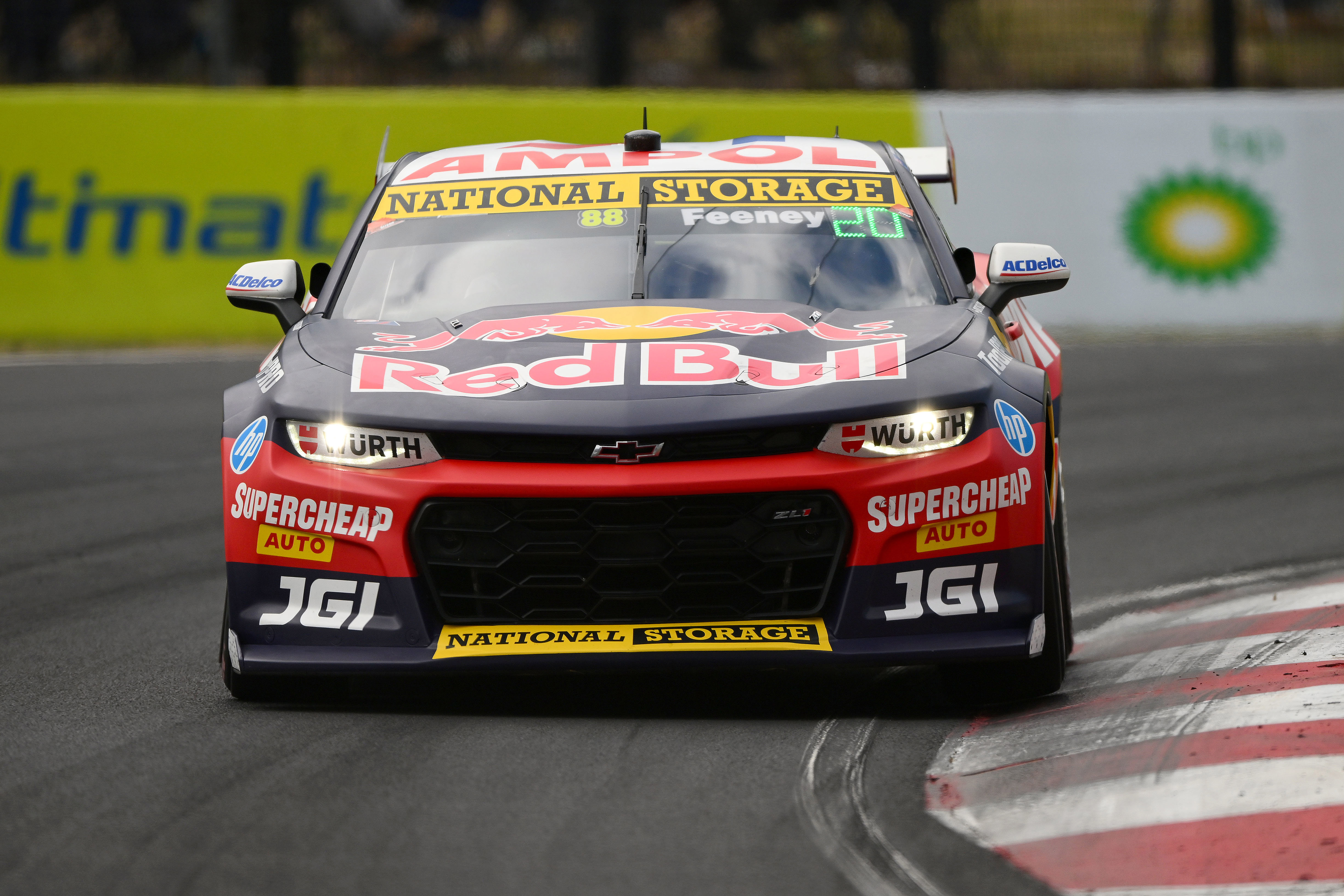 Broc Feeney drives the Triple Eight Race Engineering Chevrolet Camaro in qualifying during the Bathurst 1000, part of the 2023 Supercars Championship Series at Mount Panorama on October 06, 2023 in Bathurst, Australia. (Photo by Morgan Hancock/Getty Images)
