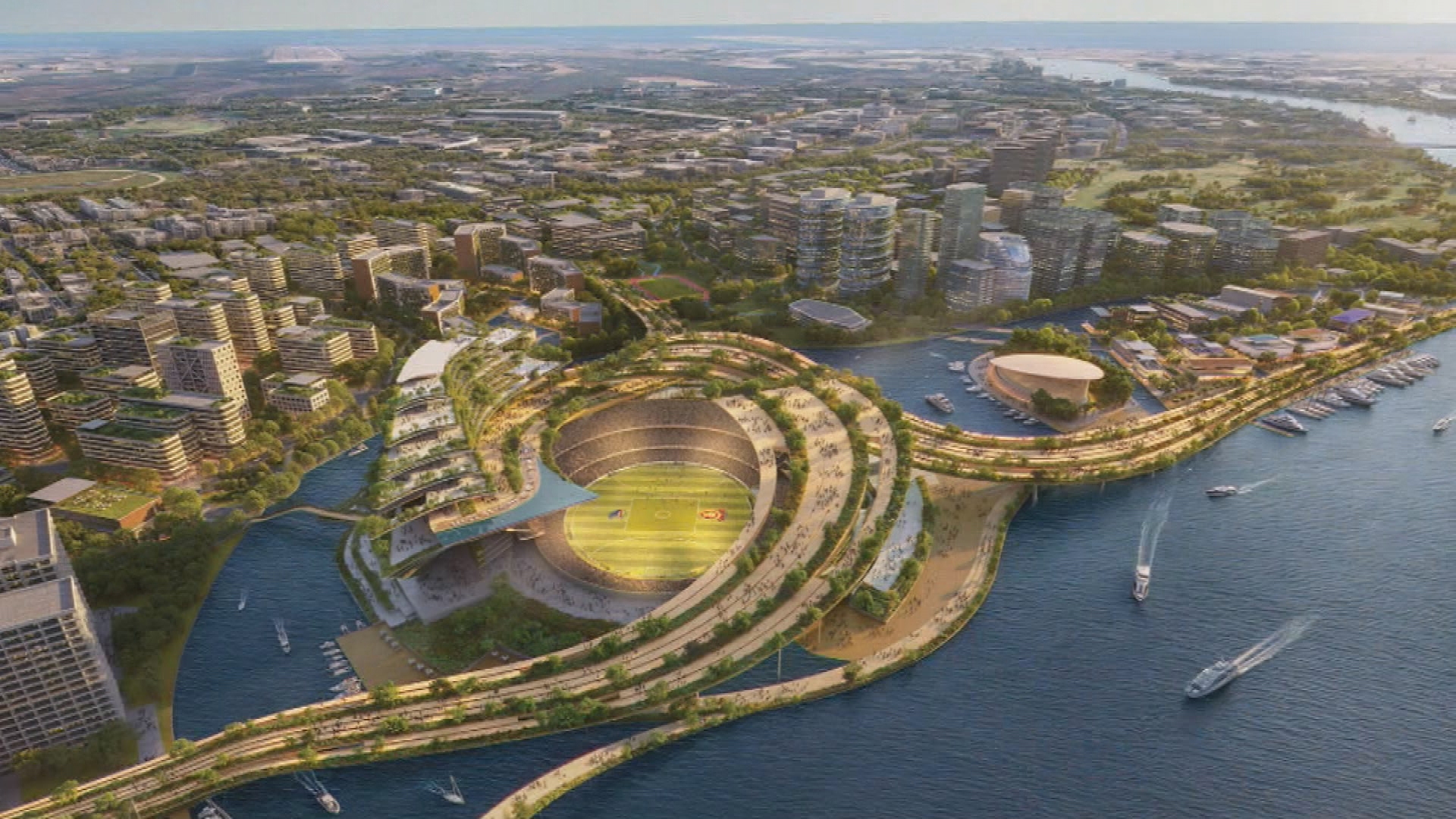 A﻿ new proposal for an Olympic stadium in Brisbane has emerged, promising not to come at a cost to taxpayers.