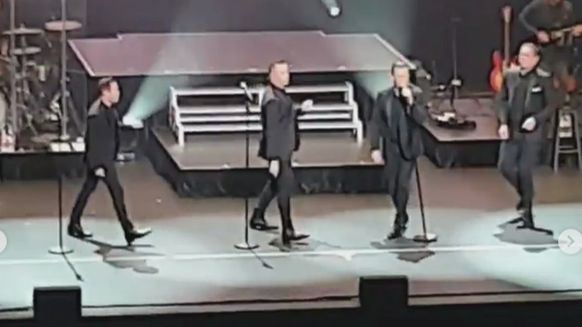 Human Nature performing at the Sydney Coliseum in West HQ at the Rooty Hill RSL.
