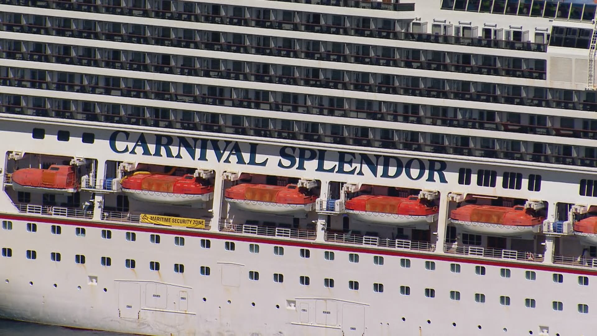 A cruise ship passenger has died while swimming in Vanuatu.