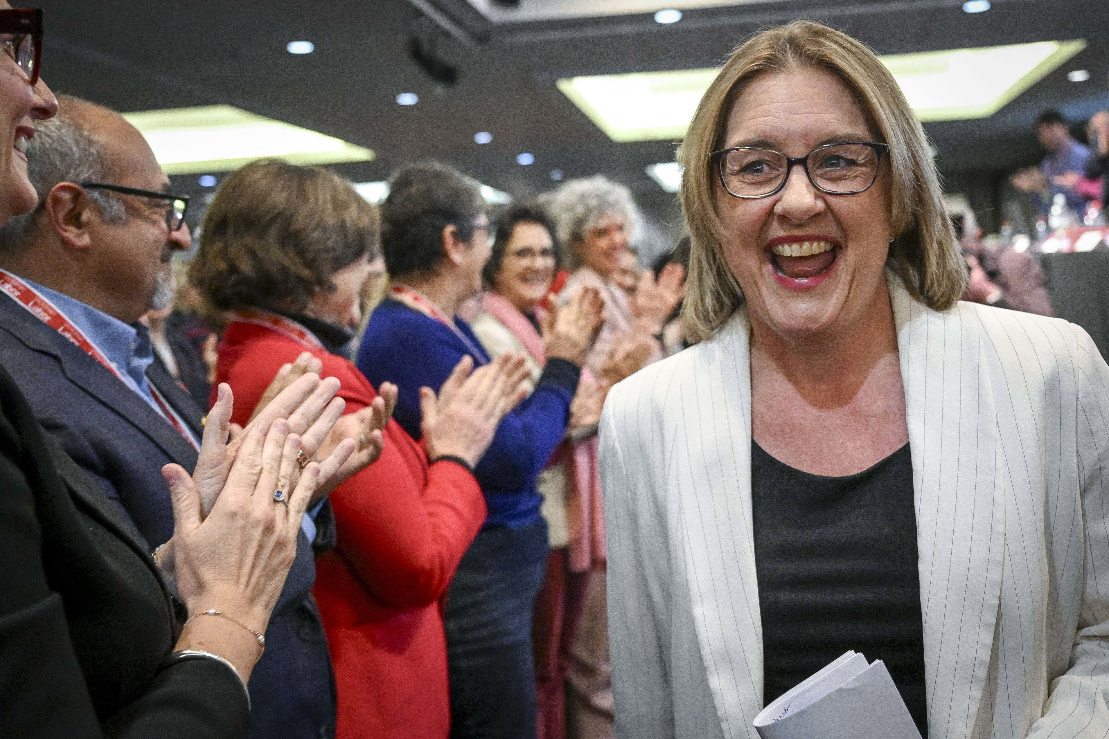 Jacinta Allan, Premier of Victoria  at the Victorian Labor State Conference.
