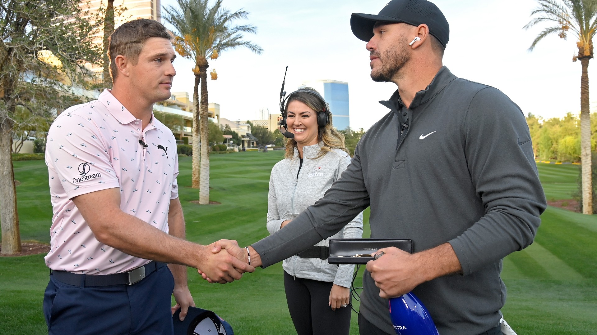 Brooks Koepka v Bryson DeChambeau Koepka wins 'The Match' in nine holes