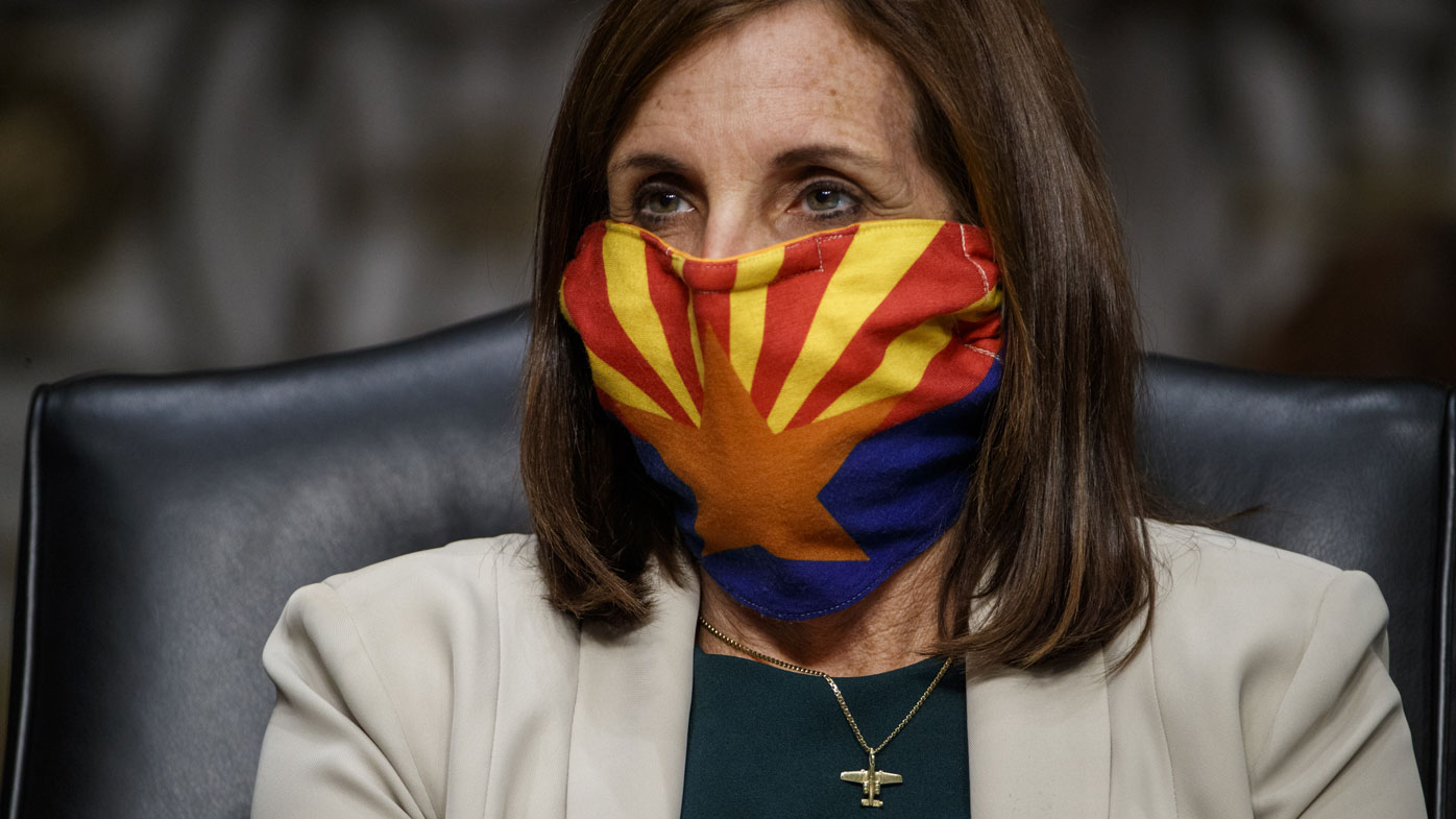 Martha McSally, who is one of the most endangered incumbent senators, is pushing for hundreds of millions in military spending for her state of Arizona.