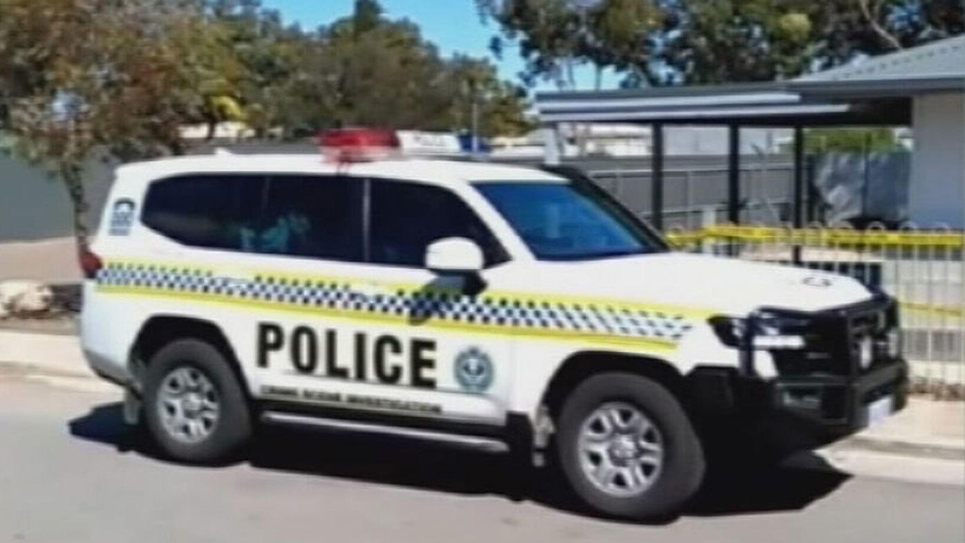 Crime scene at Ceduna, South Australia.