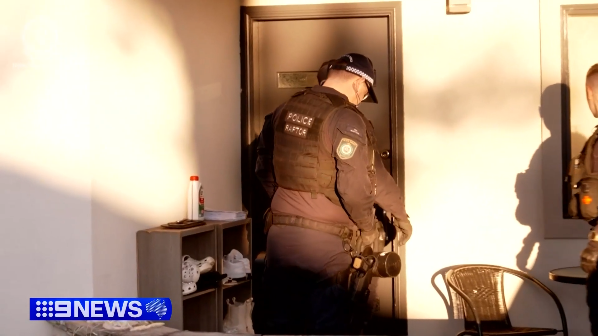 The home targeted this morning was raided by police just four days ago, after a 19-year-old resident was charged over the alleged shooting murder of bodyguard Dawood Zakaria in Granville earlier this year.