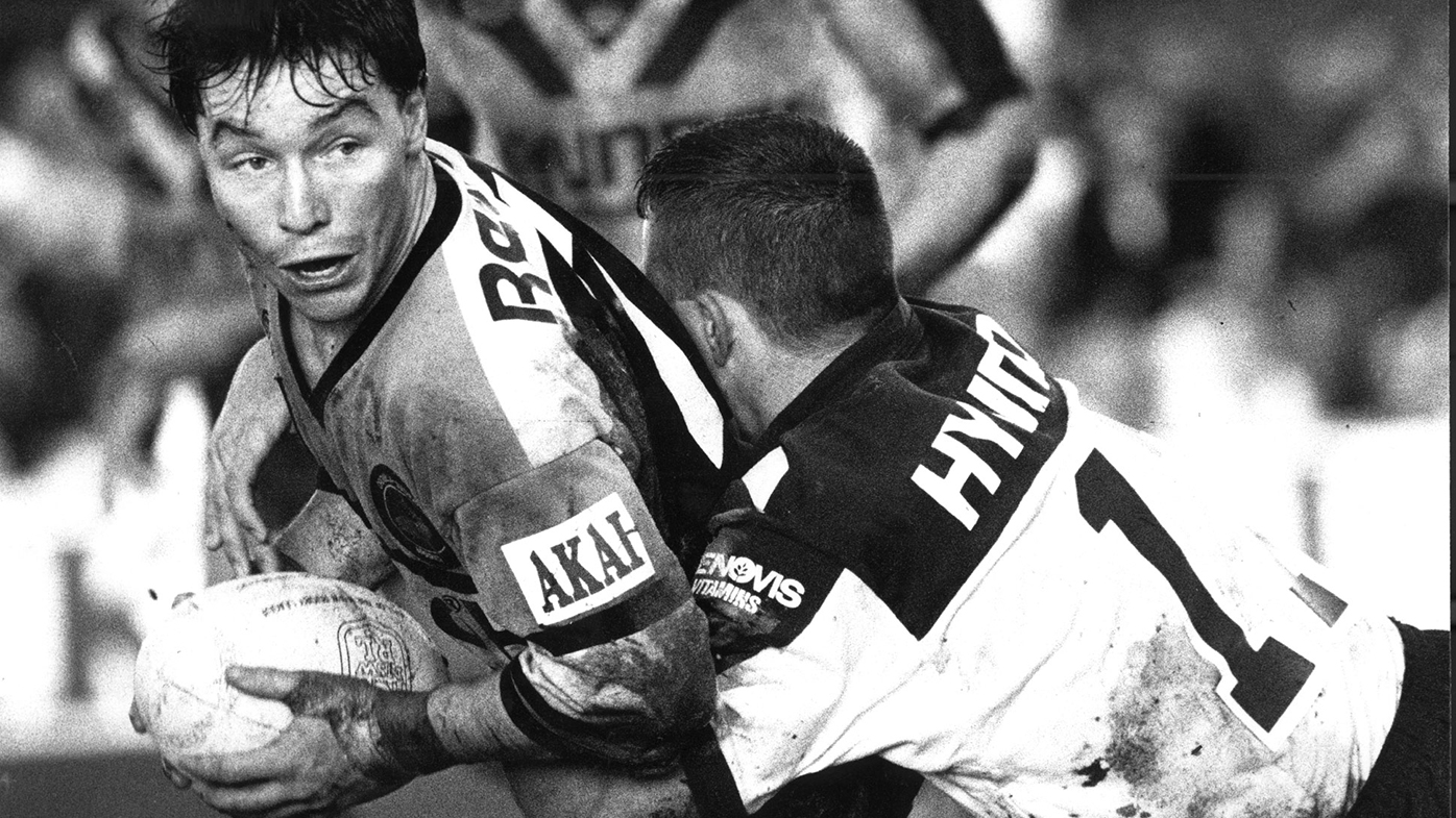 Paul Green in action for Cronulla during his playing days.