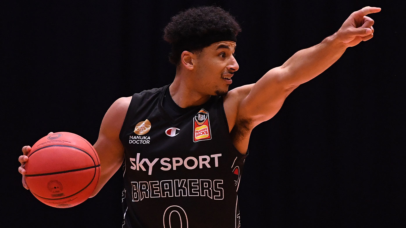 Tai Webster of the Breakers in action earlier this year