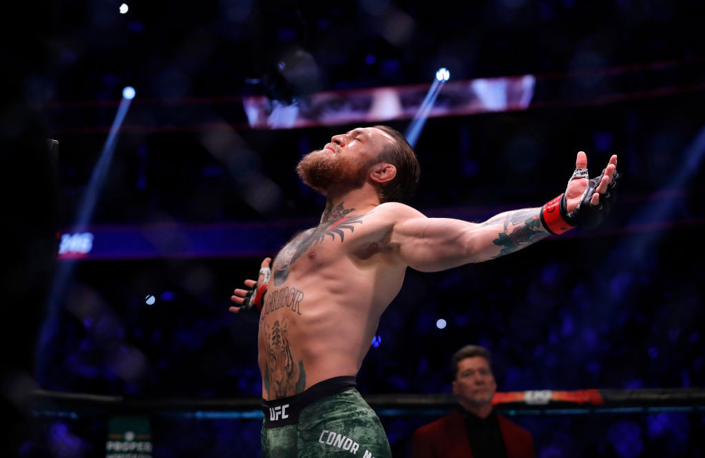 Conor McGregor prepares for his   welterweight bout against Donald Cerrone in 2020.