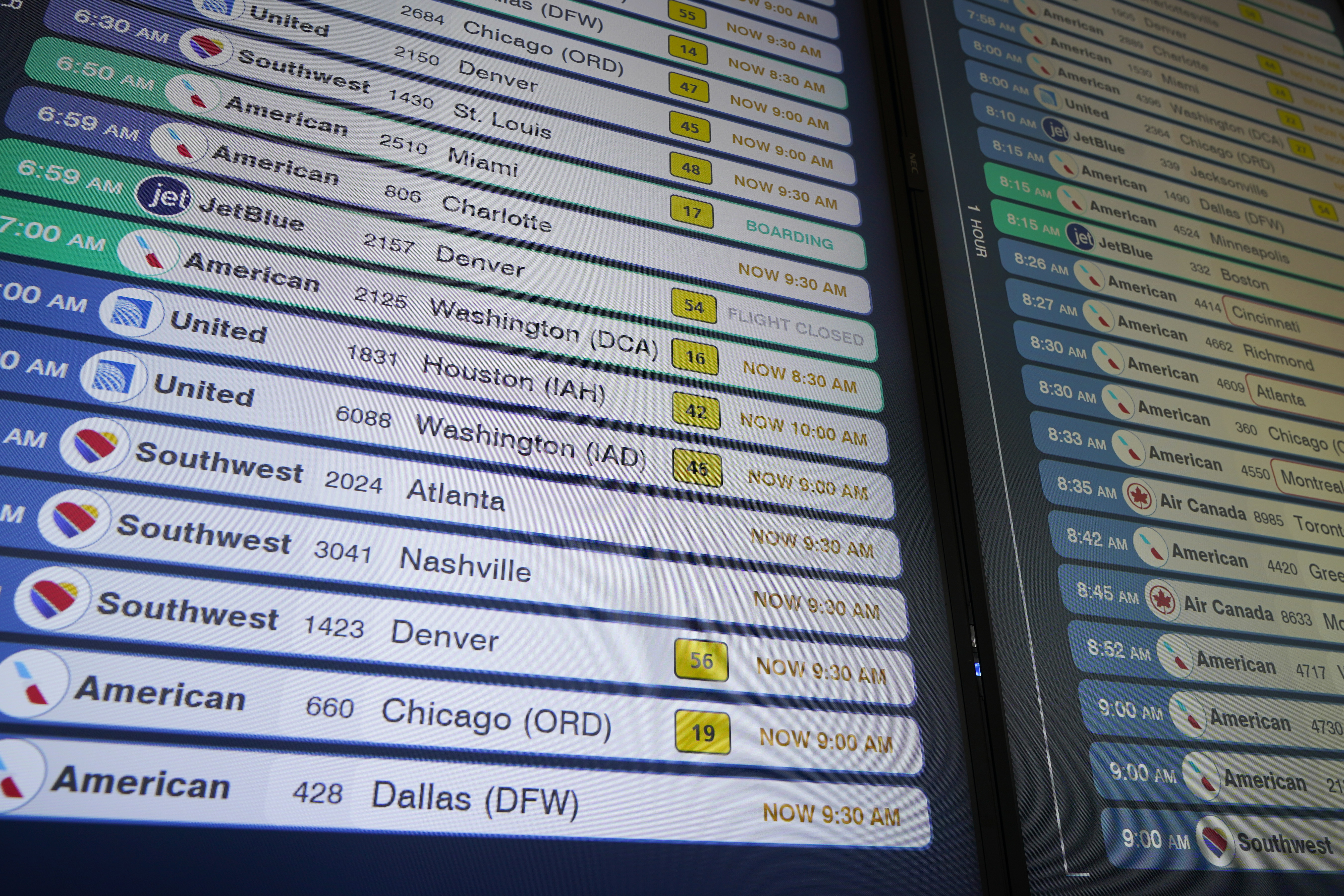 Los vuelos se reanudan en los EE. UU. después de que una falla en la computadora causa el caos en el aeropuerto