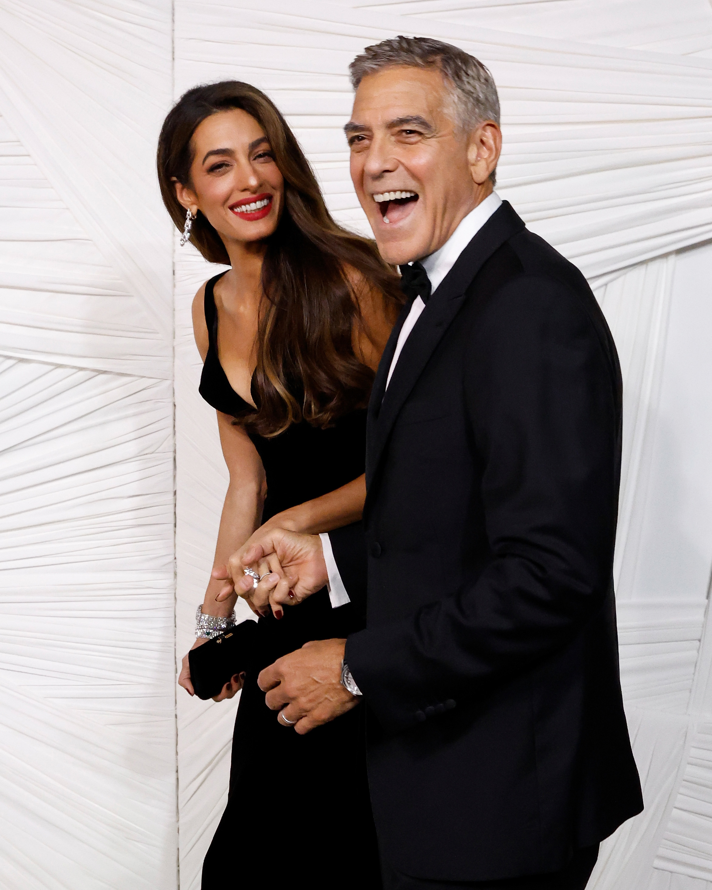 Amal Clooney and George Clooney 