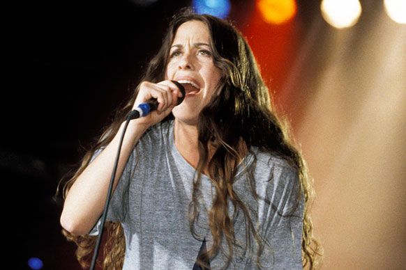<b>Back in the 90s…</b> She was the voice of a million disenchanted, Doc Martin-wearing young women in 1995 with her hit debut album 'Jagged Little Pill'.