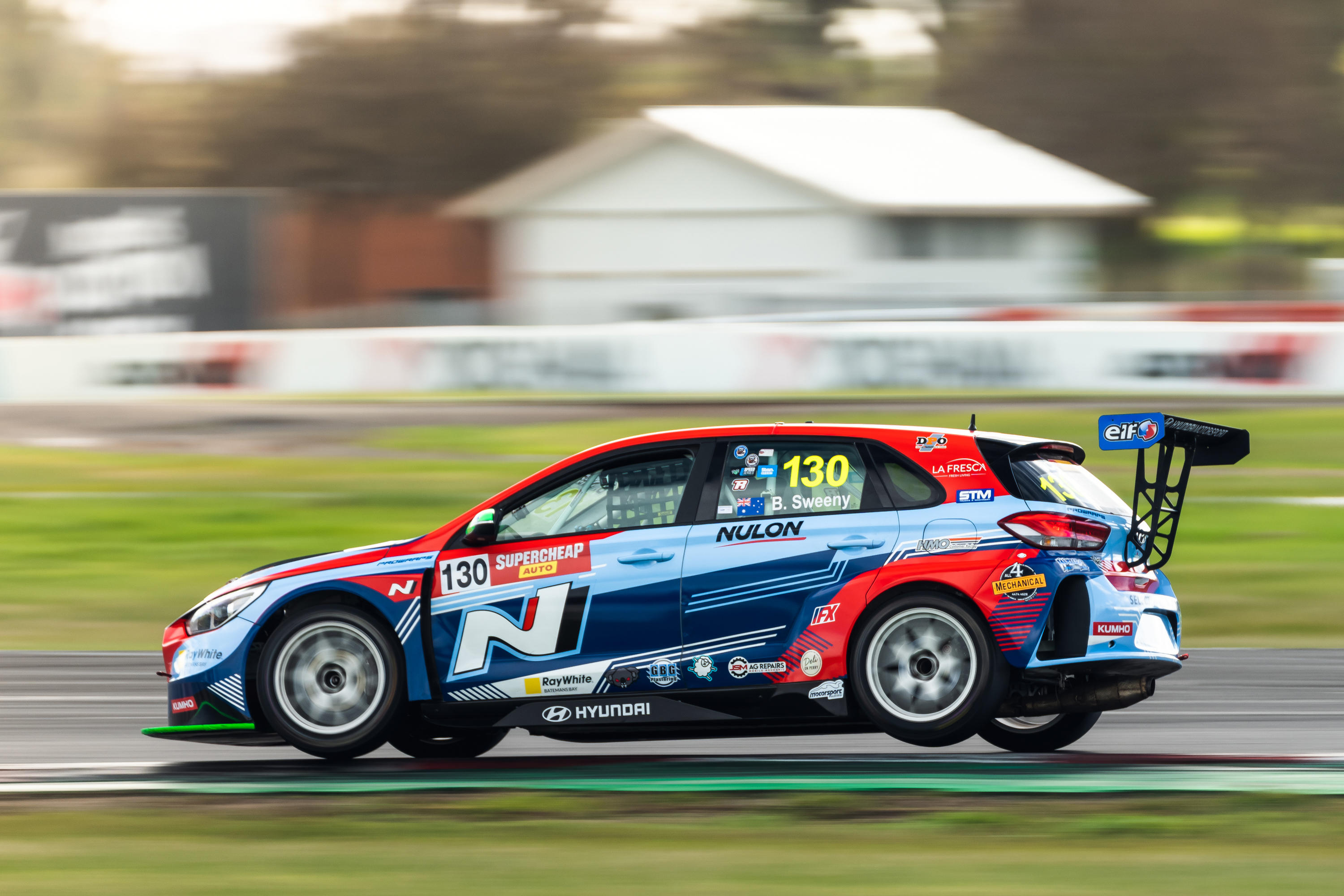 Bailey Sweeny, driver of the No.130, leads the TCR Australia Series after three rounds.