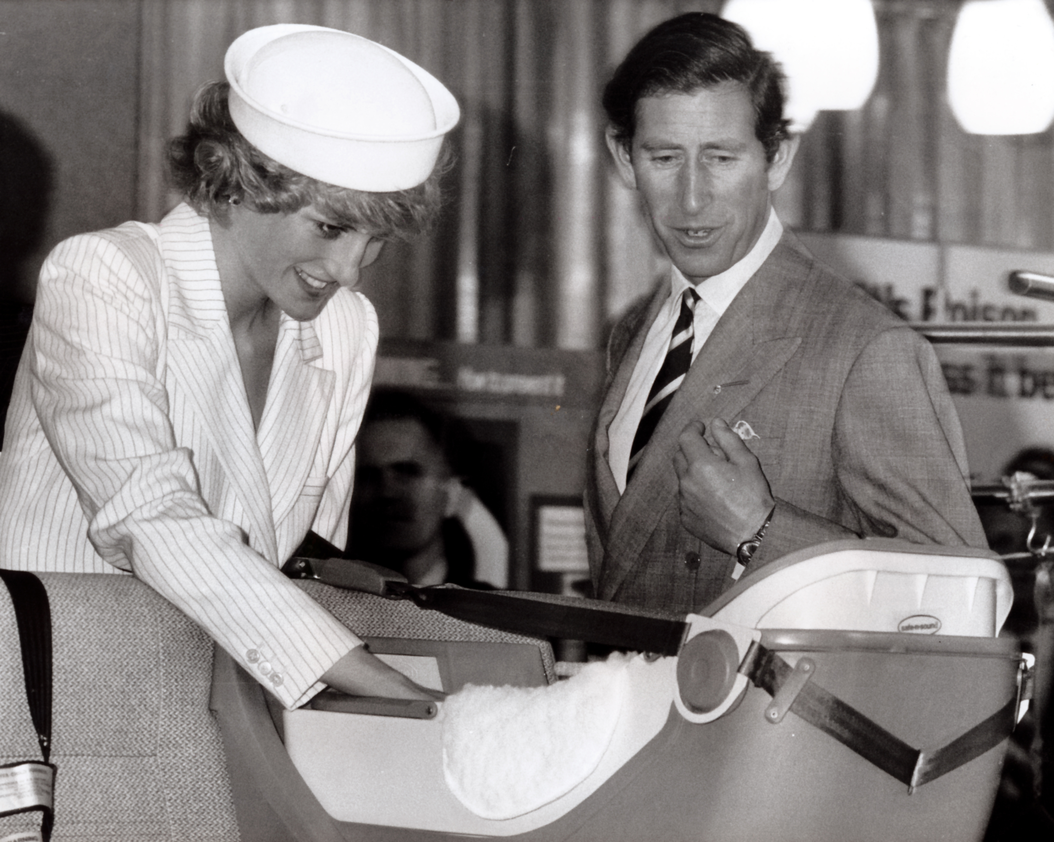 Diana, Princess of Wales and Prince Charles visit the Royal Children's Hospital in Melbourne. 1985 Tour. 