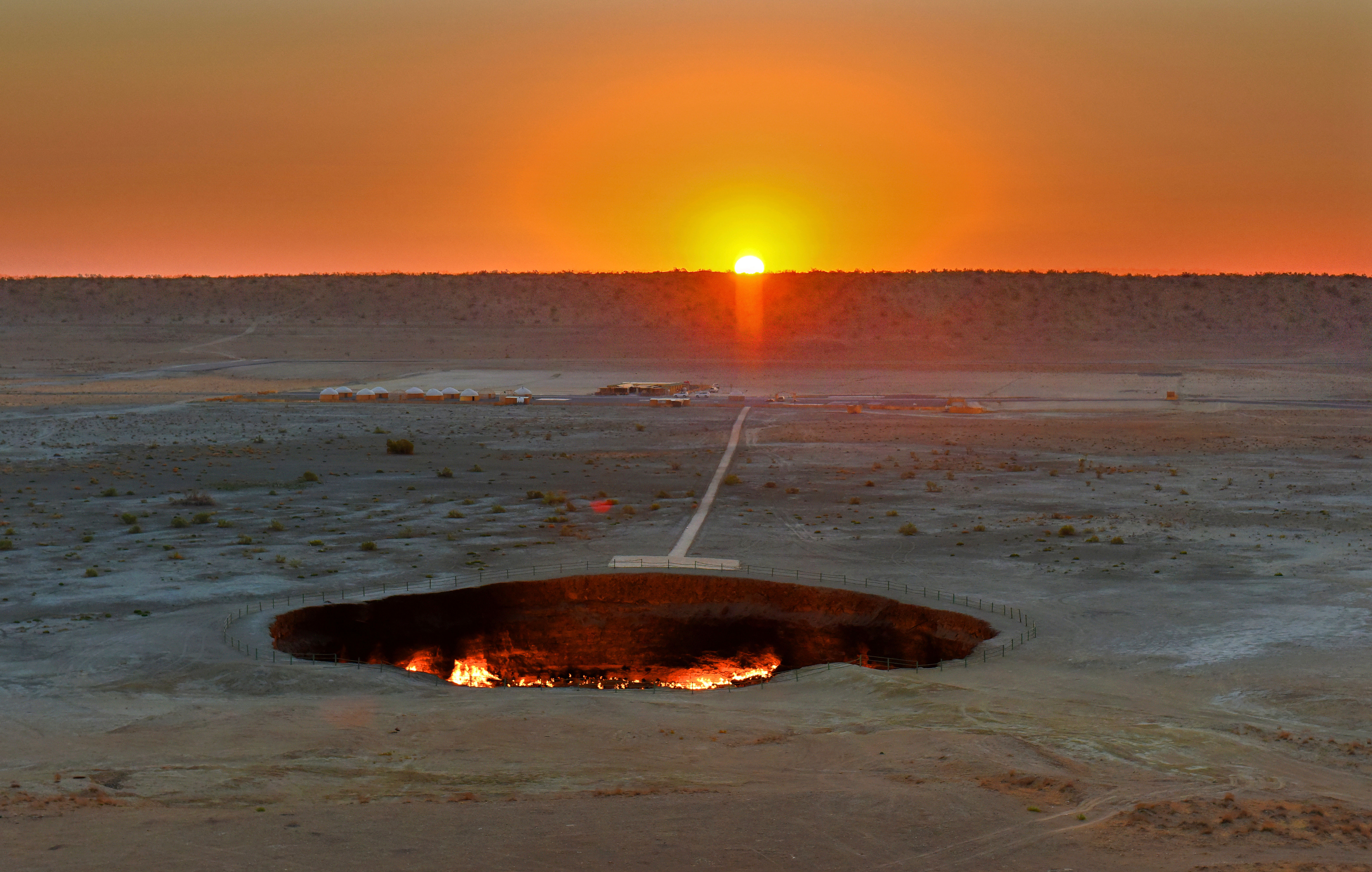 The president of Turkmenistan is calling for an end to one of the country's most notable but infernal sights, the Gates of Hell.