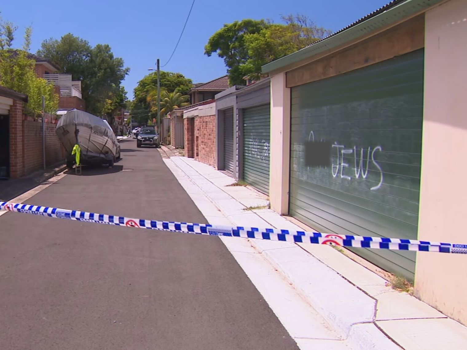 Antisemitic graffiti in Sydney's east