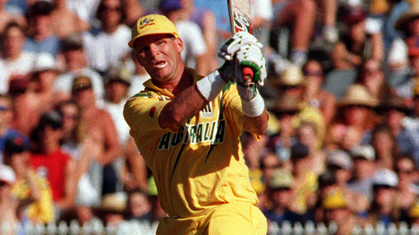 Dean Jones in action for Australia.